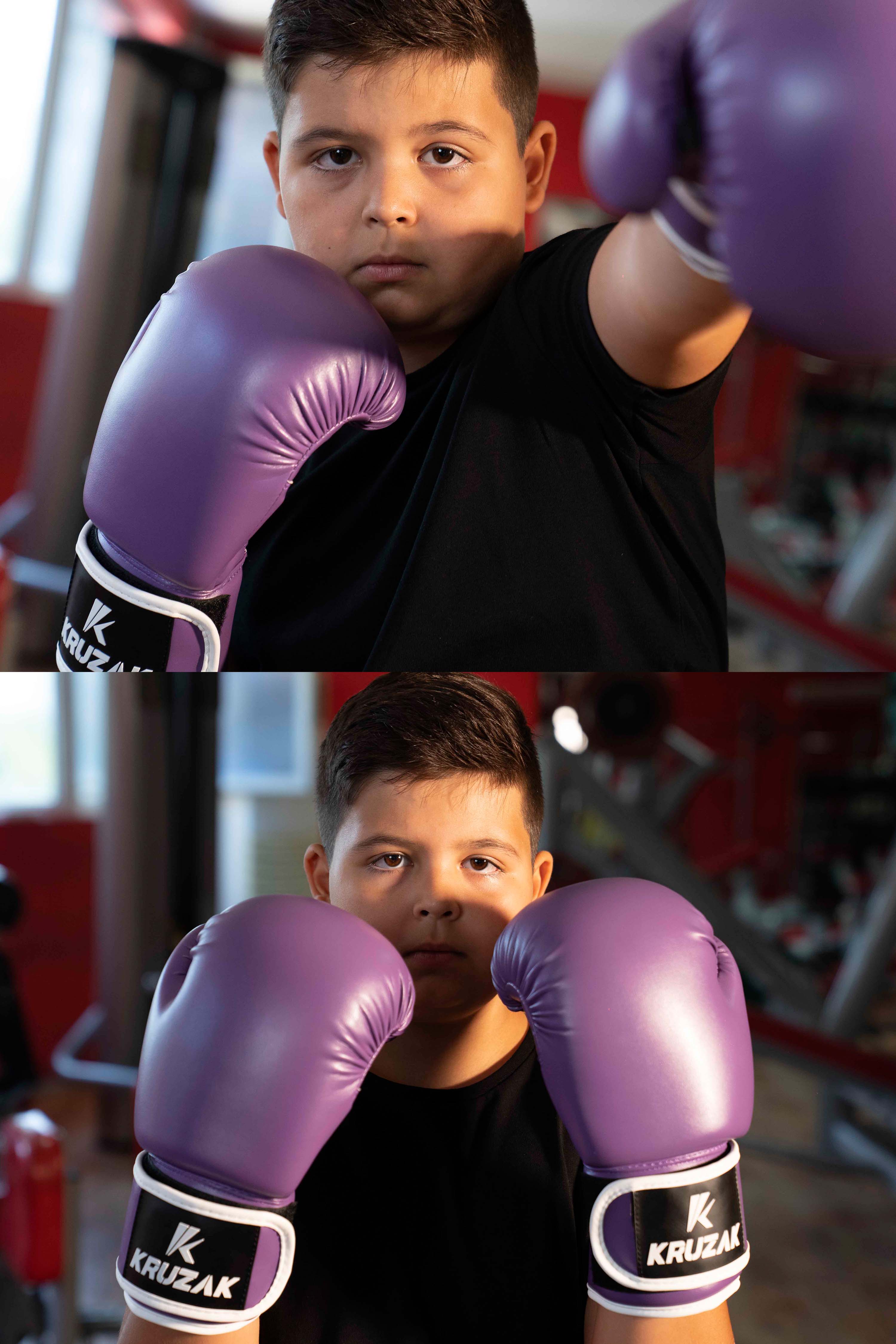 Purple kickboxing deals gloves